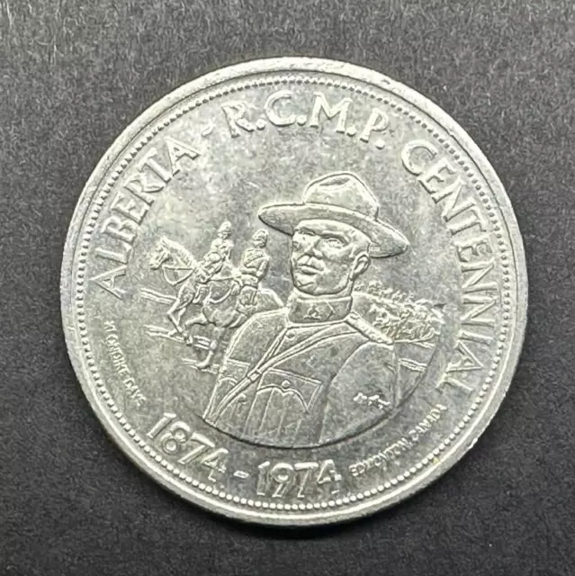 Canada Edmonton Alberta 1974 Klondike Dollar Coin Medal Token