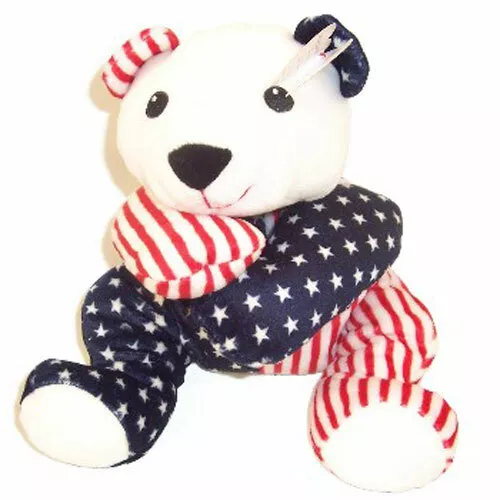 TY Pillow Pal - SPARKLER the Bear (14 inch) - MWMTs Stuffed Animal Toy