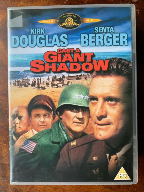 Cast A Giant Shadow DVD Formation of the State of Israel Movie w/ Kirk Douglas