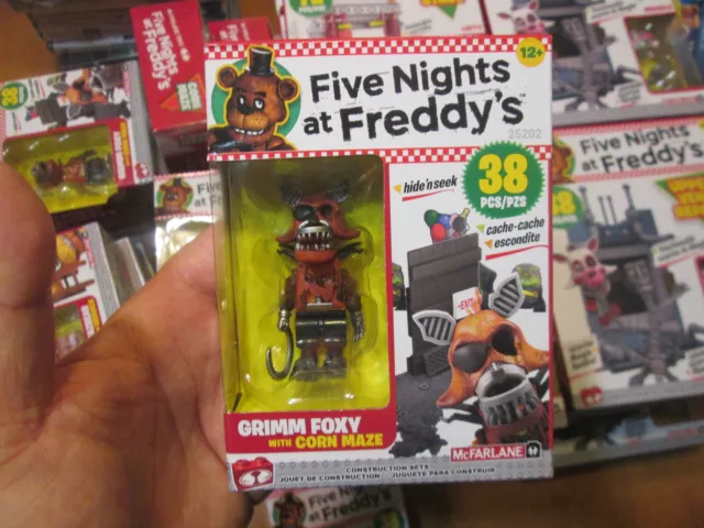 Five Nights at Freddy's Grimm Foxy Corn Maze 25202 FNAF 38 Pcs McFarlane  Set for sale online