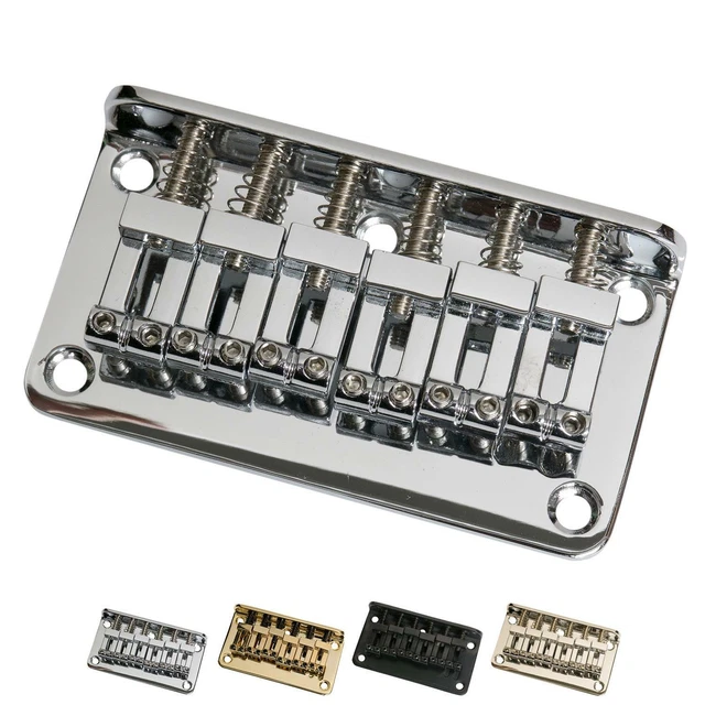 ELECTRIC GUITAR BRIDGE Hardtail Top Loading Stringing/Vintage Saddles