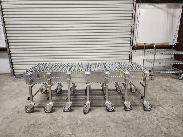 NestaFlex 376 AL Gravity Skate Wheel Conveyor