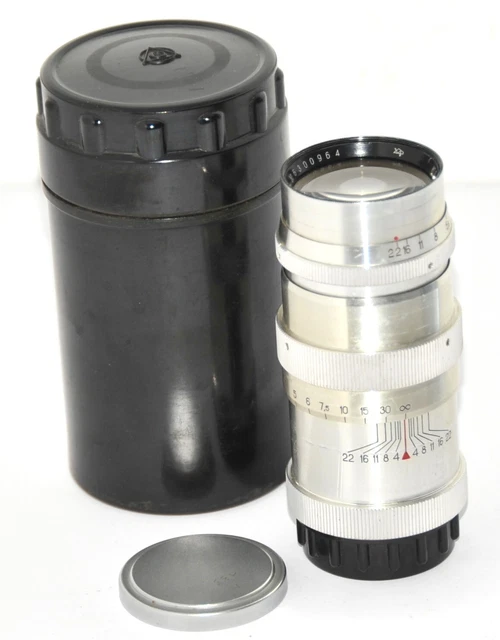 Jupiter 11  - 135 mm F/4, USSR Objektiv für SRL Kameras M39