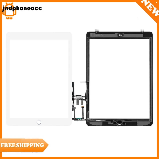 Touch Screen Replacement White + Home Button For iPad 5th Gen Generation