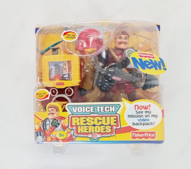 VOICE TECH RESCUE Heroes Billy Blazes Figure Firefighter 2001