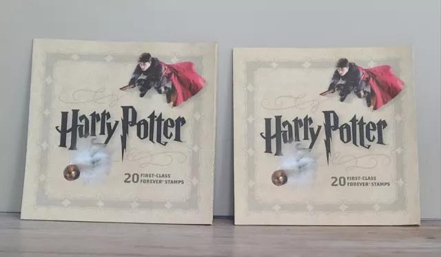 2-Limited Edition Collectible Harry Potter US Forever Postage Stamps Unused New