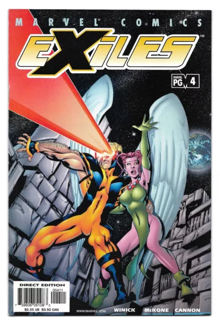 Exiles #4 (Vol 1) : VF/NM : "Old Wounds, New Battles Part 2" : X-Men, Jean Grey