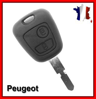 Coque Télécommande Plip Bouton Clé Peugeot 406 407 605 607 fixation sans vis 