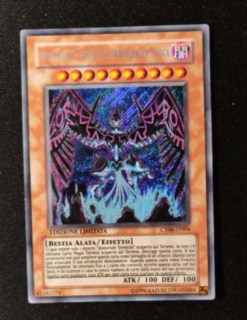 ✨ YU-GI-OH! | Immortale Terrestre Wiraqocha Rasca Secret Rara NM CT06-IT004 ✨