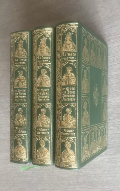 JEAN DE BONNOT , Le Décaméron , Boccace , 3/3vol . 1971 . TBE .