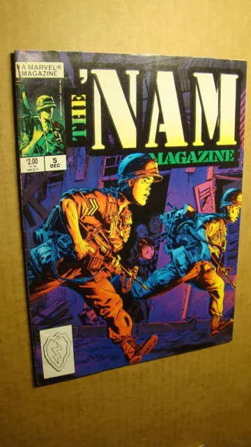 'Nam 5 **High Grade** Marvel Adult Comic Magazine Vietnam War