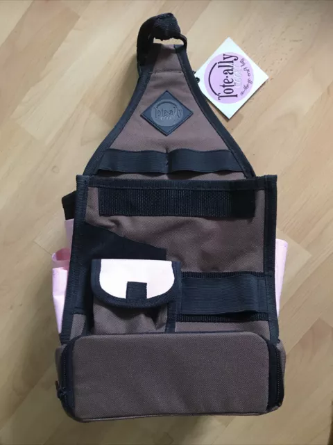 TOTE ALLY COOL ON THE GO Canvas Craft Scrapbook Organizer Bag AMMs