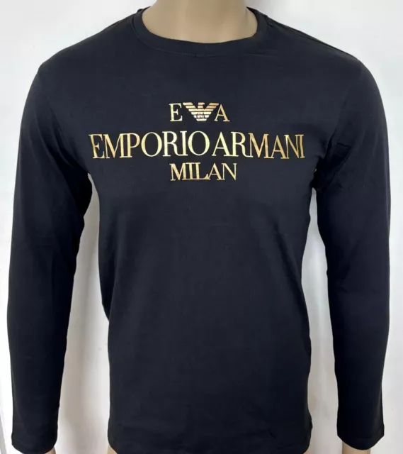 Long Sleeve Emporio Armani Crew Neck T shirt