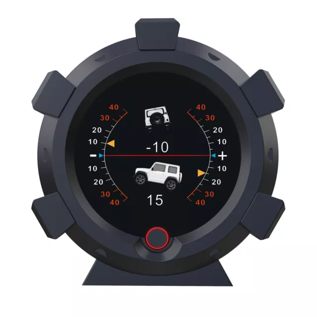 AUTOOL Car Digital GPS Speedometer Slope Meter HUD Inclinometer Overspeed Alarm