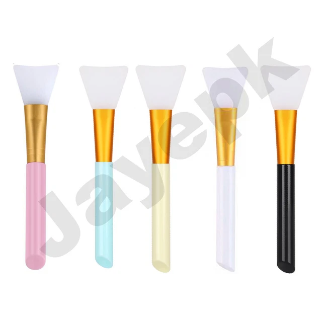 Silicone Face Mask Brush Pastel Facial Applicator Tools Makeup Mud Mixing