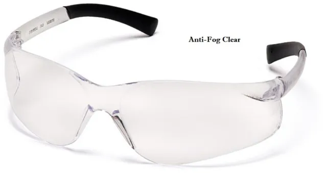 1- ZTEK CLEAR ANTI FOG LENS Protective Eyewear Shooting Safety Glasses ANSI Z87+