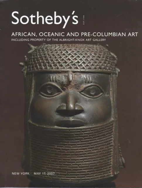 F SOTHEBY’S African Oceanic Pre-Columbian WOA Tribal Masks Auction Catalog 2007