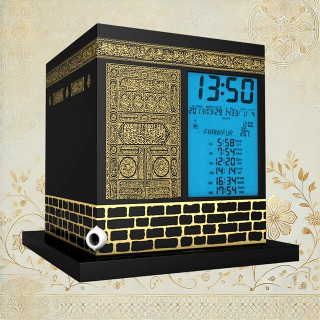 Mirac Azan Klok - Tafel Model - Neem de Azan mee in huis! - Islamitische Boekhandel Refah