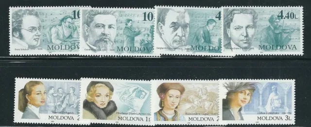 Moldavie 1990s Musique, Art, Culture, Theater, Cinéma Thematics VF Mostly MNH