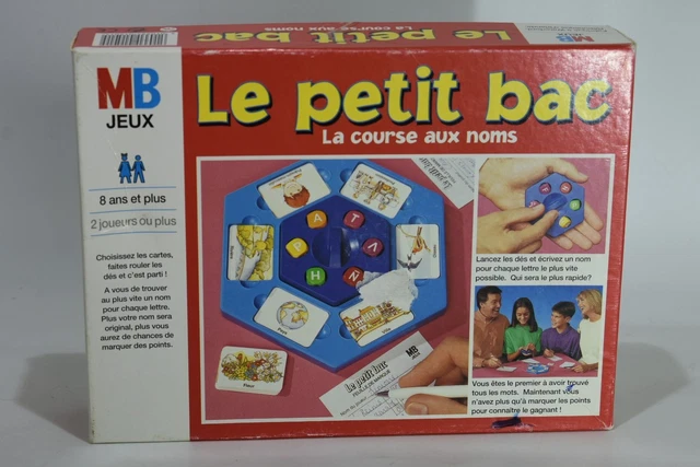 LE PETIT BAC edition Mb Jeux de société jeu vintage la course aux noms ...