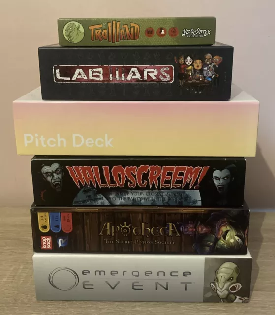 Board Game Bundle Job Lot - 6 Games - Modern Indie Titles See Description