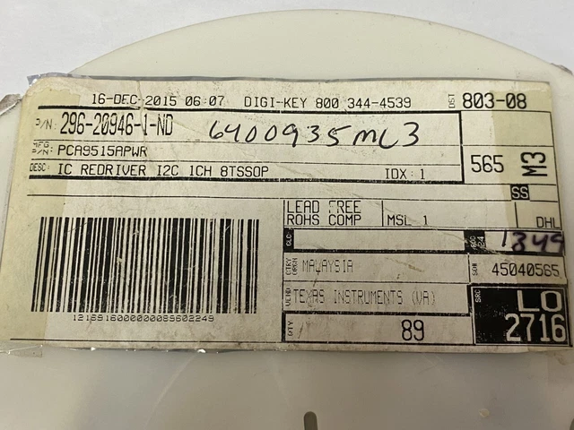 Lot X 61 PCA9515APWR Ic Redriver I2C 2CH 8TSSOP