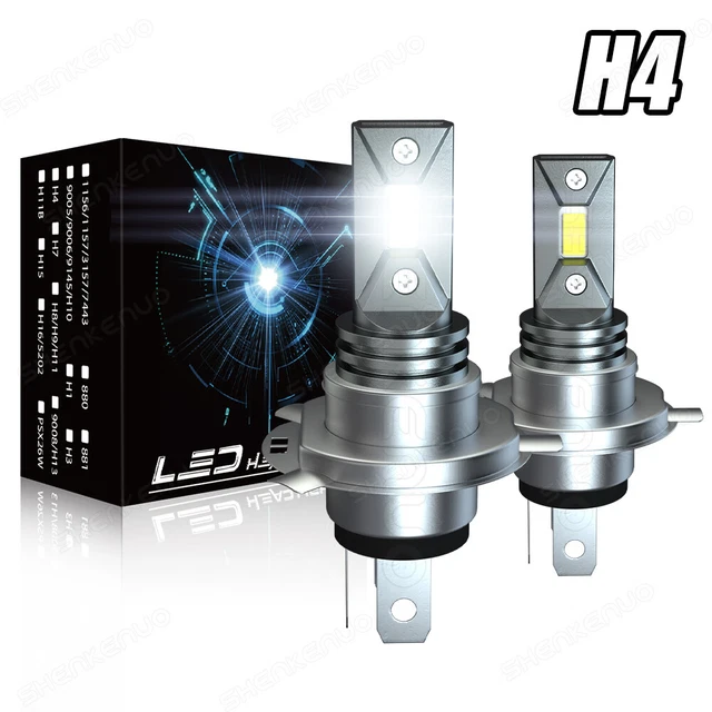 Pack Ampoules LED H4 IVECO Trooper III SUV Cabriolet (06.1990 à 05.1999) - Blanc 72W