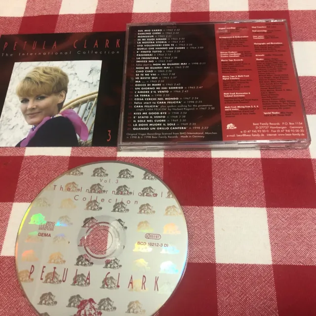 CD CLEAROUT - Petula Clark - The International Collection 3  - As New Condition
