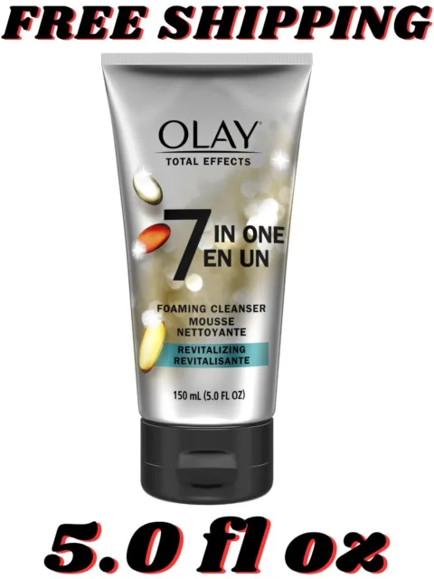 Olay Total Effects Revitalizing Foaming Facial Cleanser, 5.0 fl oz