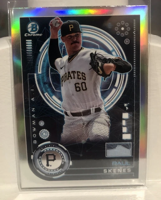 2025 BOWMAN CHROME PAUL SKENES BAI15 Baseball PIRATES BOWMAN AI