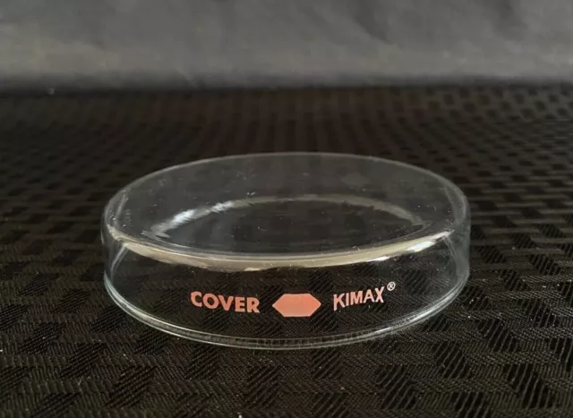 Kimble Kimax Glass 100mm Outer Diameter x 19mm Height Petri Culture Dish Cover