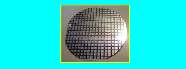 1960's Space Race 2 inch Silicon Wafer Darlington NPN Transistor 2N6350 Type