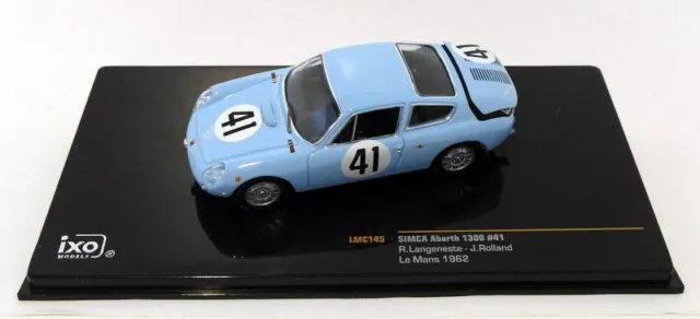 Ixo Models 1/43 Scale Diecast LMC145 - Simca Abarth 1300 #41 Le Mans 1962 2