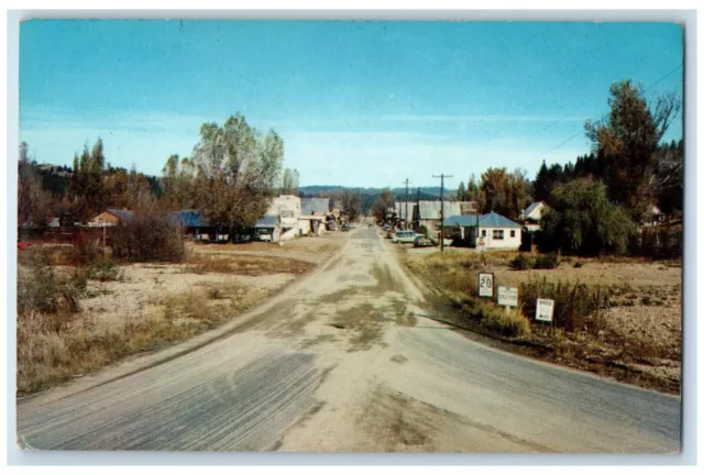 c1960 Main Street Building Idaho City Idaho ID Unposted Antique Vintage Postcard