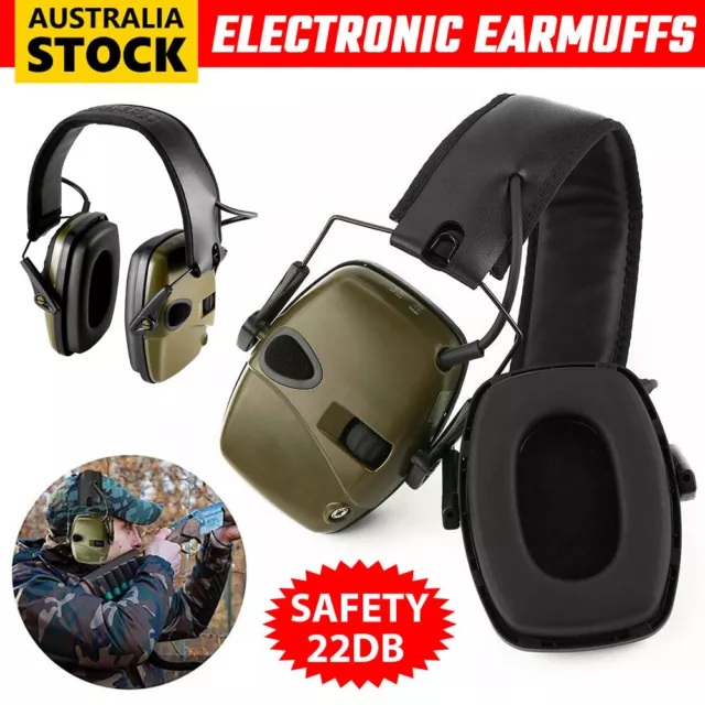 Electronic Earmuffs Ear Muffs Defender Howard Leight Impact Shooting Protection
