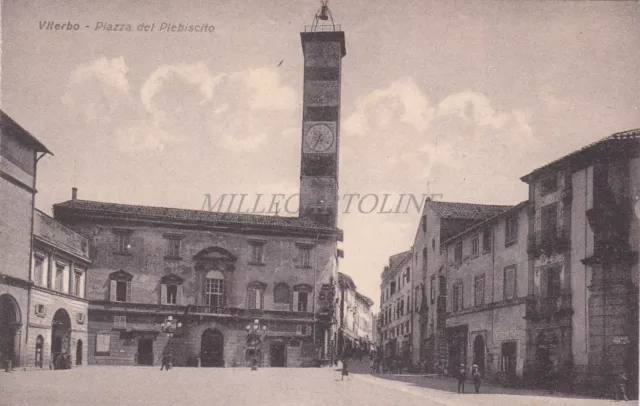 VITERBO - Piazza del Plebiscito, Cartolina