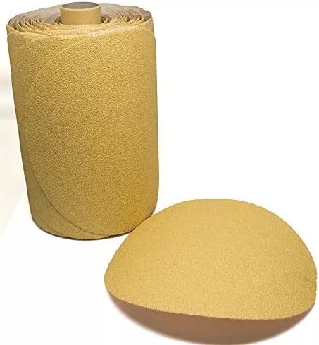 6 inch 6" Sanding DiscS 100-PCS Sandpaper Roll PSA Sticky Back 320 Grit Adhesive