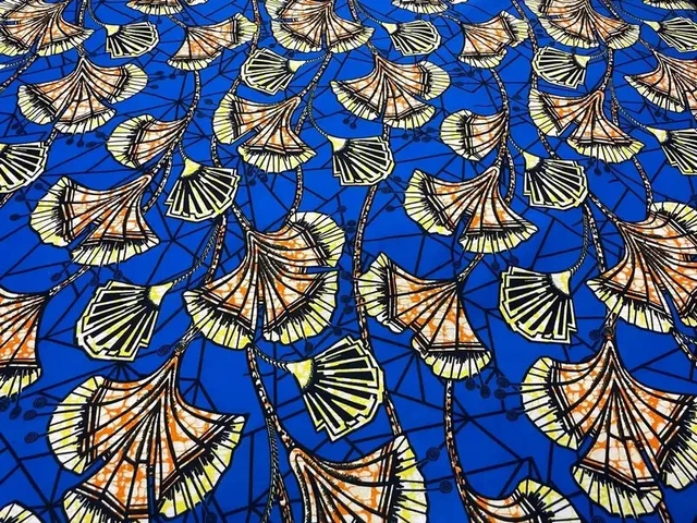 Tissu Super Wax Addisabeba – 100% Coton – Motif Africain – 115cm De Large