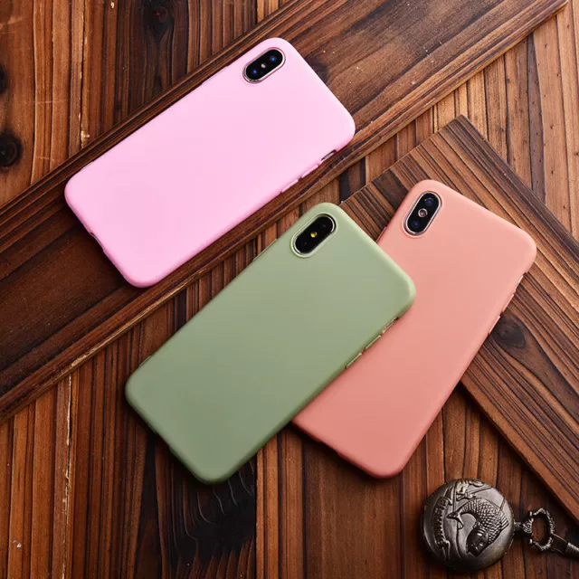 For Apple iPhone 6s 6 5 s 7 8 Plus SE X XR XS Max Case Cover TPU Luxury Pink Red