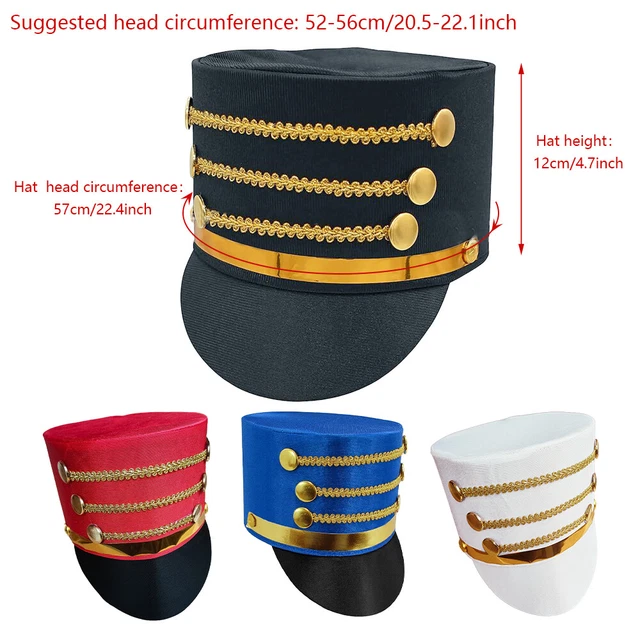 MAJORETTE HAT MARCHING Band Toy Soldier Christmas Fancy Dress Costume ...