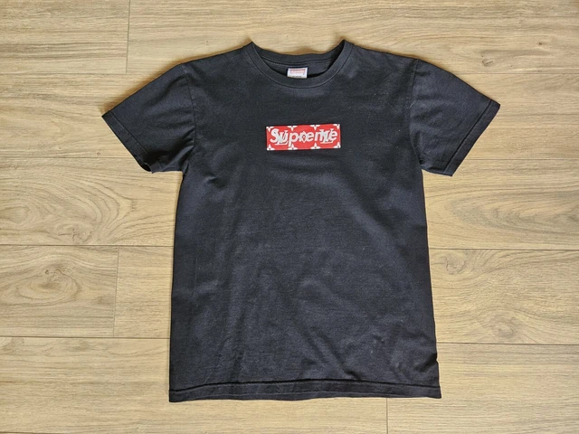 Supreme x louis vuitton t shirt black sales
