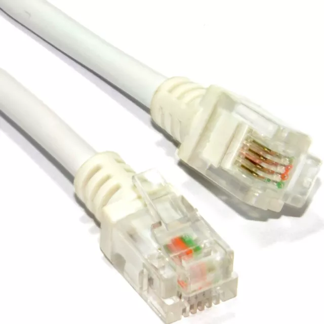 2M, 2+ High Speed Ethernet, Adsl Broadband Modem Router Lead, Rj11 To Rj11 Cable