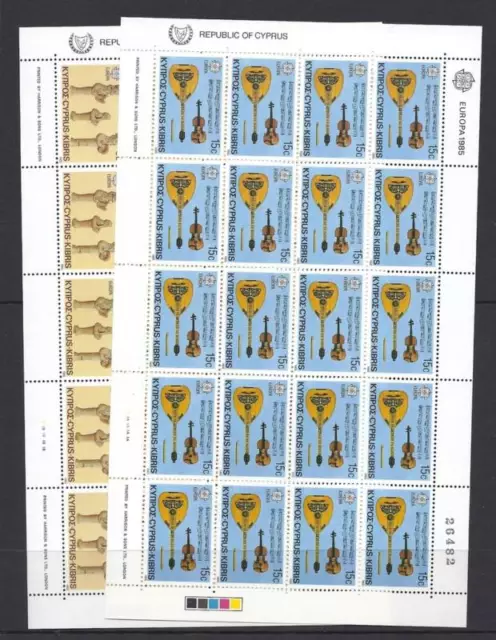 Cyprus 1985 Europa Mini-Feuillets De 20 VF MNH