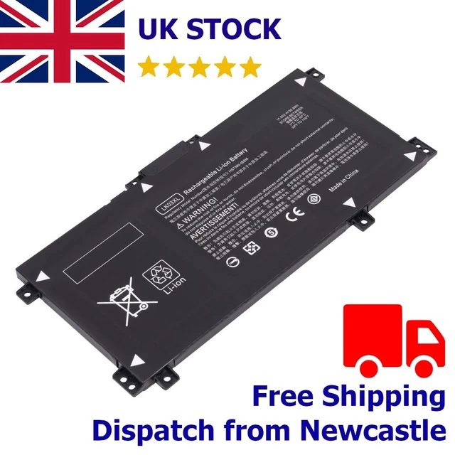 Replacement LK03XL Battery For HP ENVY X360 15-BP 15-BQ 17-CE – 11.55V 55.8Wh LiPo, 3-Cell, 3-Year Warranty
