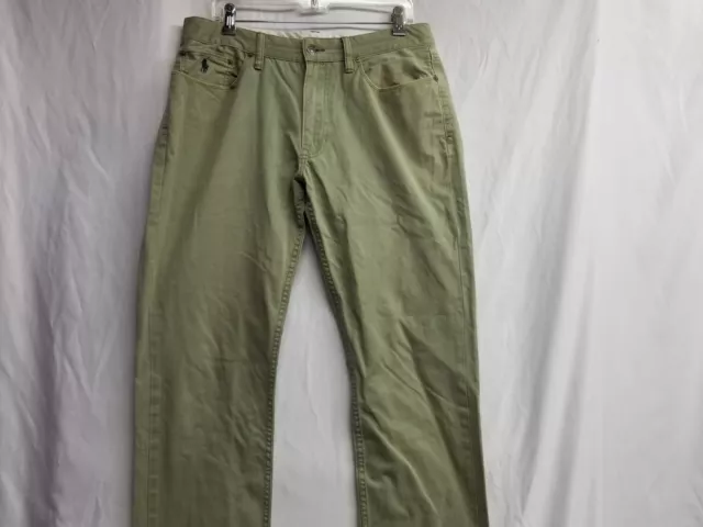 Polo Ralph Lauren Prospect Straight Stretch Jeans Green Size 34x34