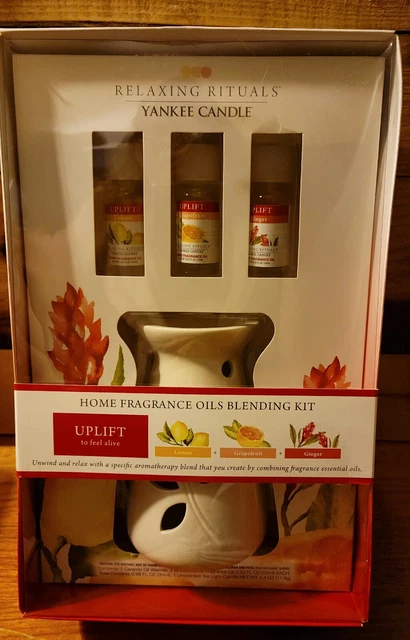 Yankee Candle Relaxing Rituals UPLIFT Home Fragrance Oils Blending 5 Pc Kit NIB
