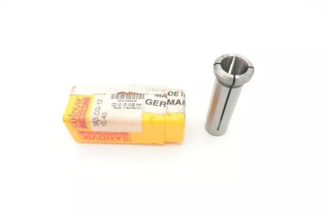 Sandvik Coromant 393.CG-12 10 40 Cylindrical Collet for Hydraulic Membrane Chuck