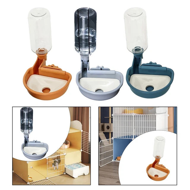 Lot De 2 Bouteilles D'Eau 350 Ml Pour Lapin, Hamster - Abreuvoir Anti-Fuite Avec Support Et Brosse
