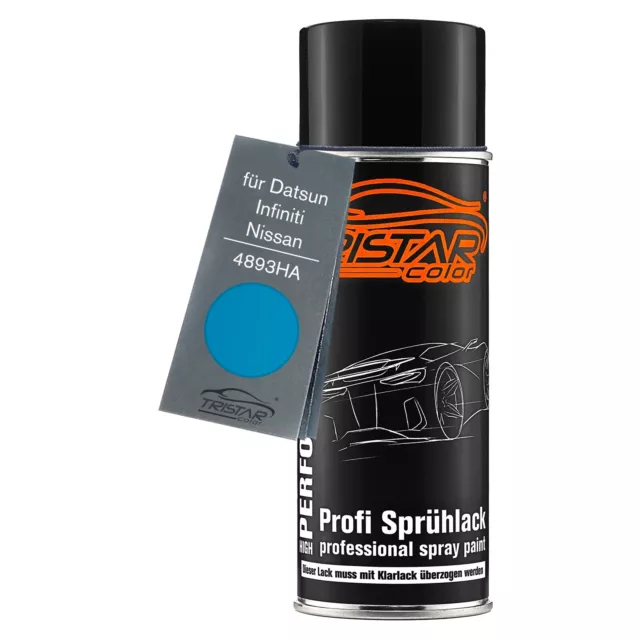 Autolack Spraydose für Datsun Infiniti Nissan 4893HA Tasman Blue Basislack