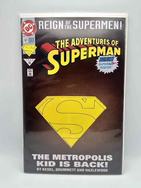 DC Comics - The Adventures Of Superman #501 (1993) Bagged And Boarded